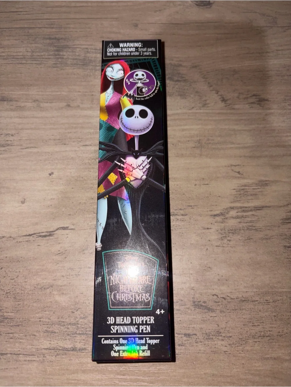 🆕💜 Disney Nightmare Before Christmas 3D Spinning Pen Blind Box NIB Monogram
